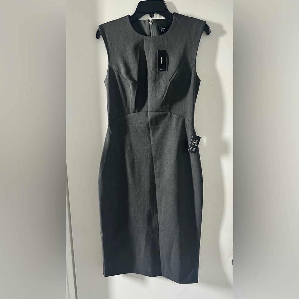 New Express Dark Gray  Dress
